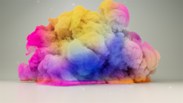 Color Smoke Logo Reavel Logo Stings template preview