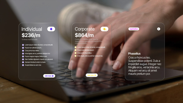 Pricing Table Infographics template preview