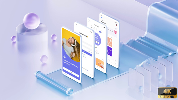Mobile App Promo Product Promo template preview