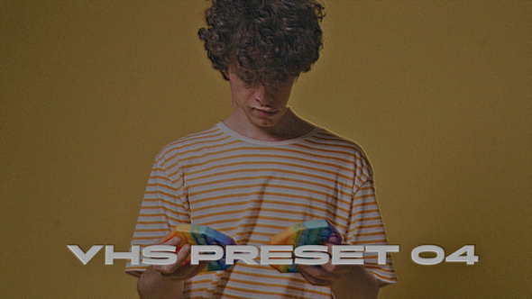 VHS Presets Video Displays template preview
