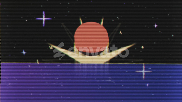 RetroLogoReveal Logo Stings template preview