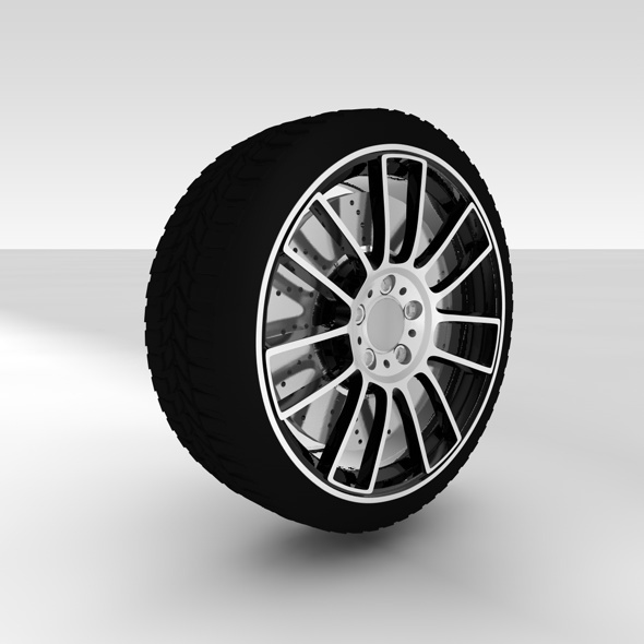 Car Wheel - 3DOcean Item for Sale