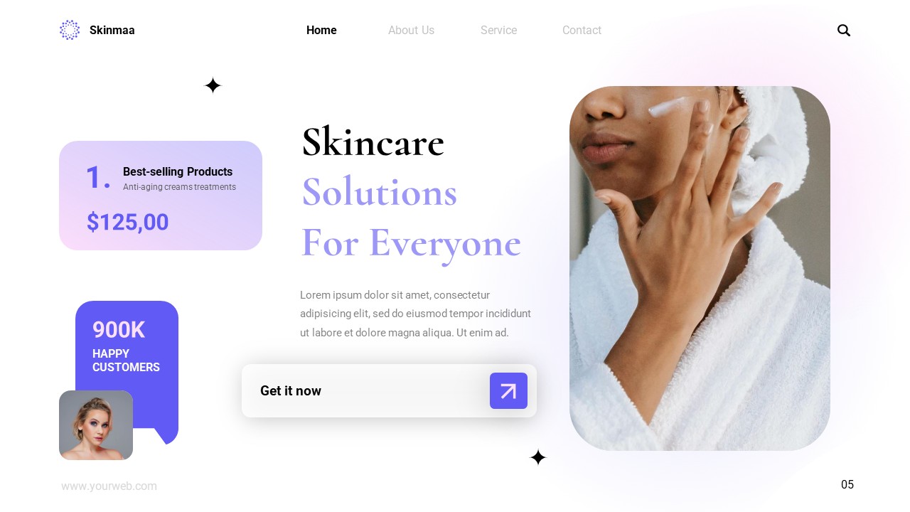 Cosmetics PowerPoint Template, Presentation Templates | GraphicRiver