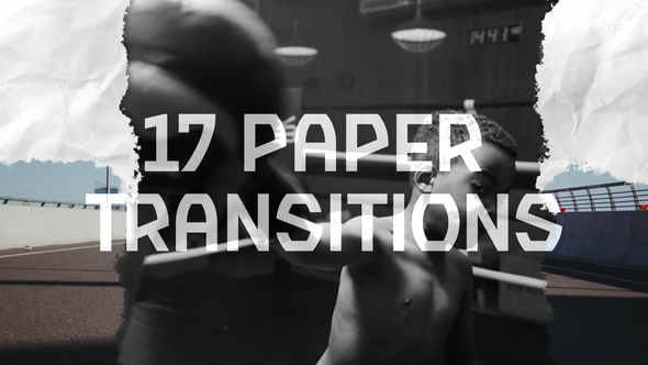 17 Paper Transitions Elements template preview