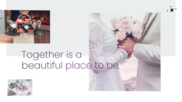 Clean Wedding Slideshow Video Displays template preview