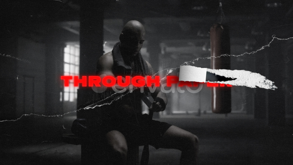 Through Paper Transitions Elements template preview