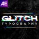 Glitch Typography Titles / AE - VideoHive Item for Sale