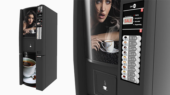 Coffee Vending Machine - 3Docean 5313163