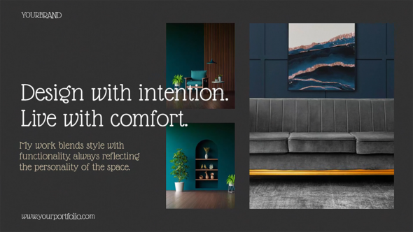 Interior Portfolio Elements template preview