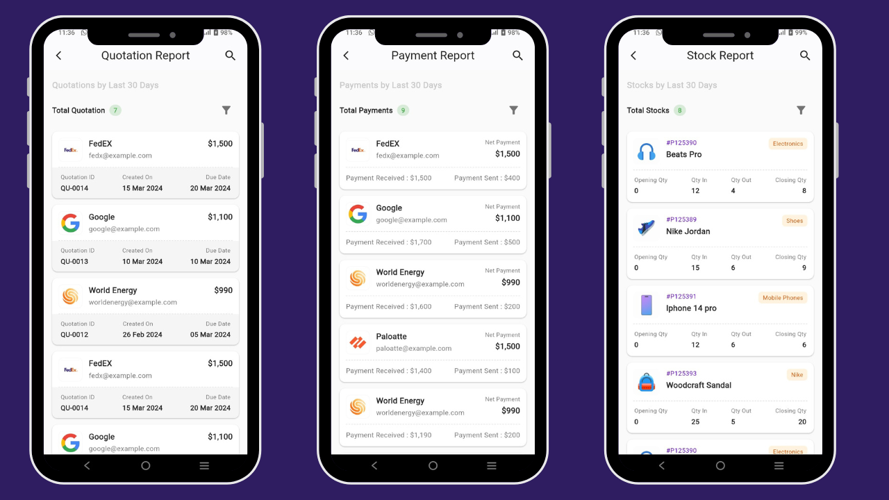 AI-Powered Invoice & Billing Management Flutter Template | Invoice ...