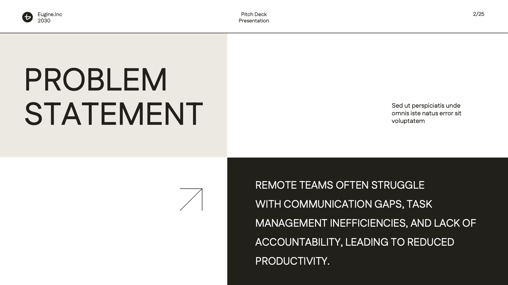 Minimal Black White Pitch Deck PowerPoint, Presentation Templates ...