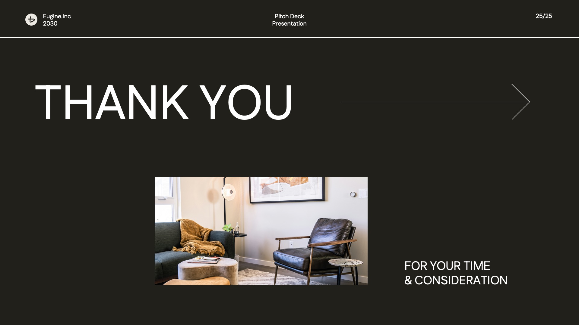 Minimal Black White Pitch Deck PowerPoint, Presentation Templates ...