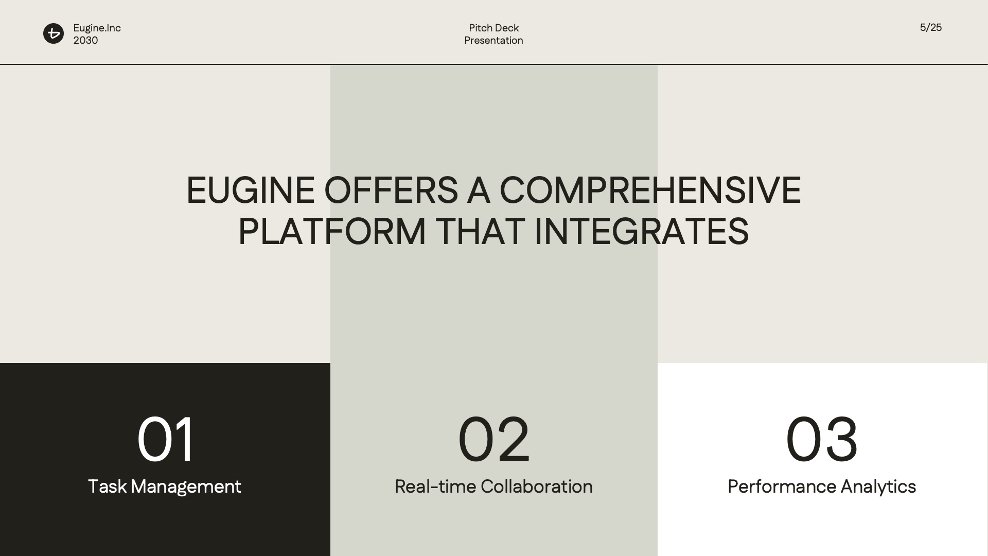Minimal Black White Pitch Deck PowerPoint, Presentation Templates ...