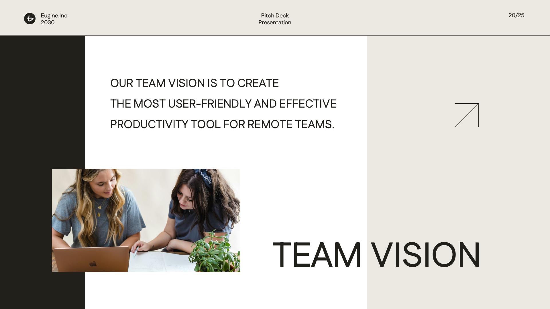 Minimal Black White Pitch Deck Keynote, Presentation Templates ...