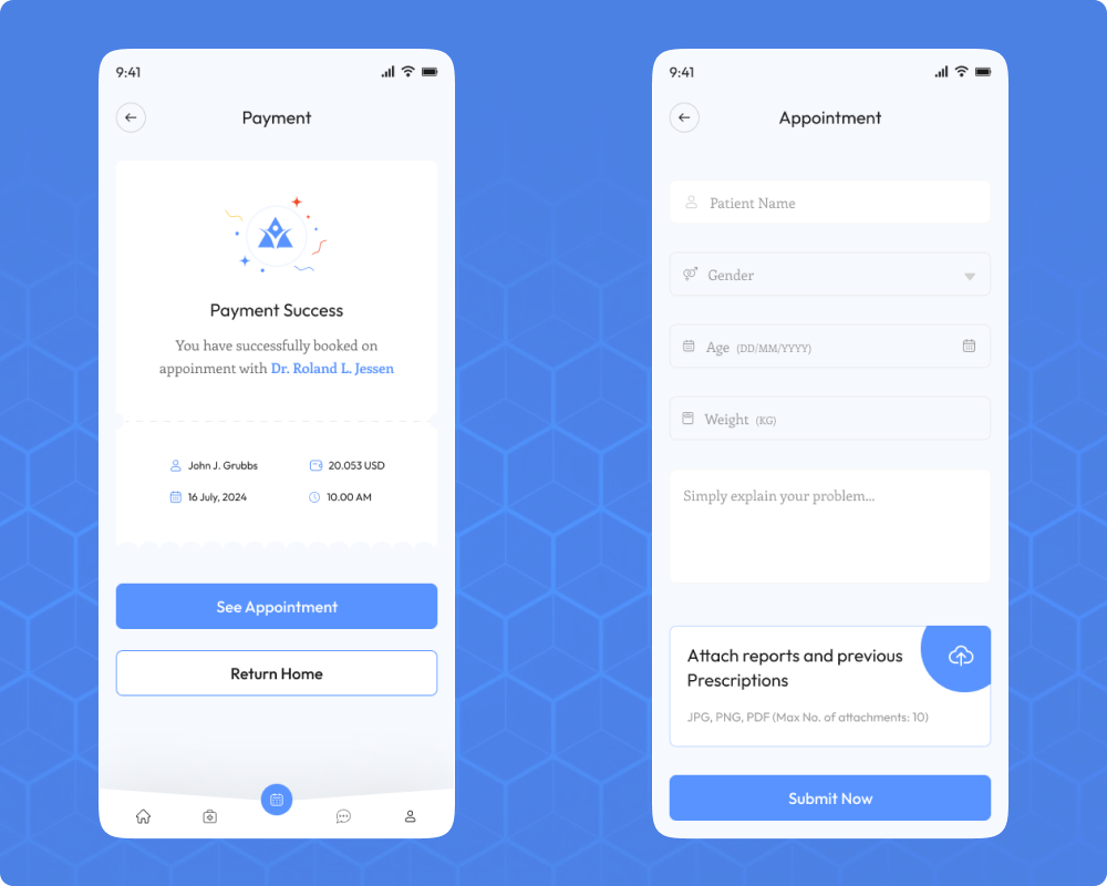 DocFinder - Online Doctor Appointment Booking Flutter App UI Kit by bug ...