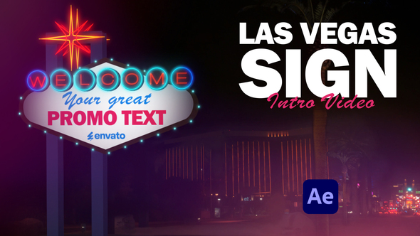Las Vegas Sign Opener Openers template preview