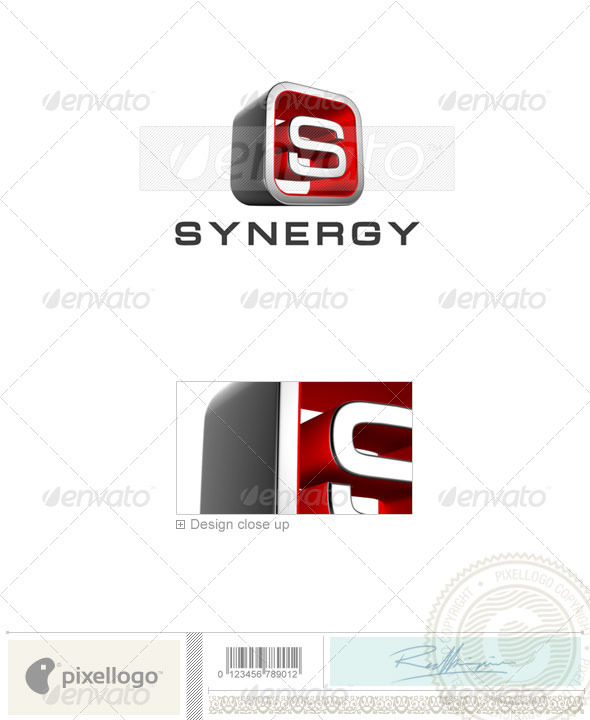 Letter S Logo 3D-738 - Letters Logo Templates
