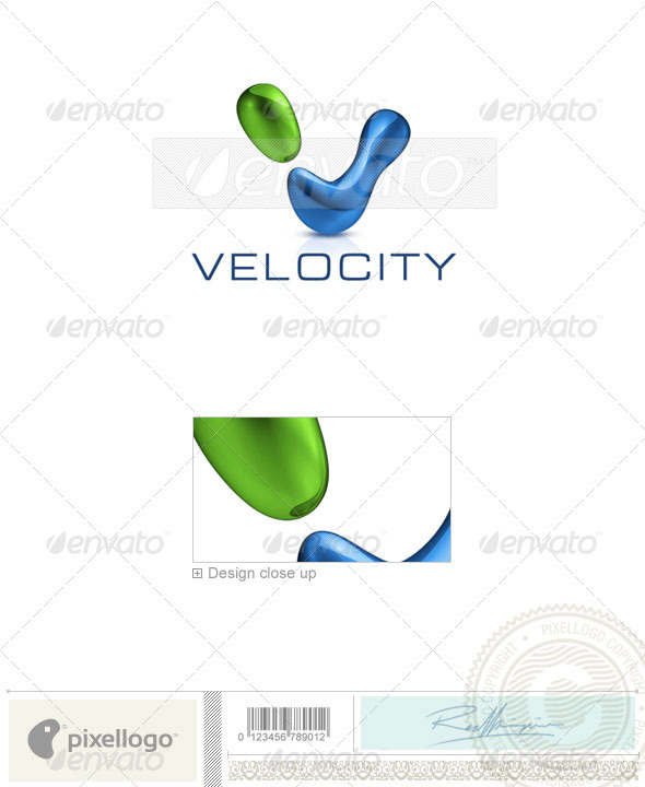 Liquid Logo 3D-757 - 3d Abstract