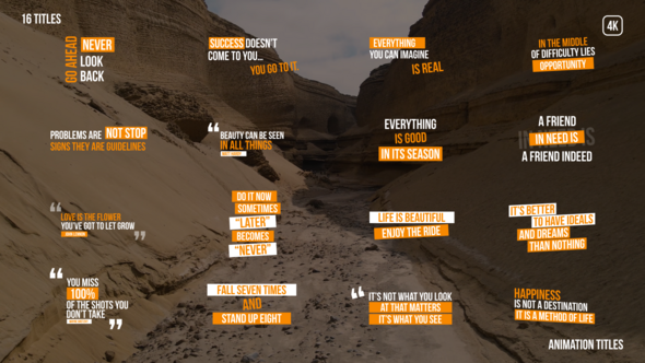 Big Titles Titles template preview