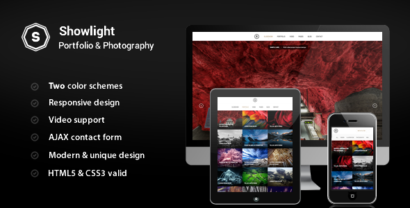 Showlight - PortfolioPhotography - ThemeForest 5314970