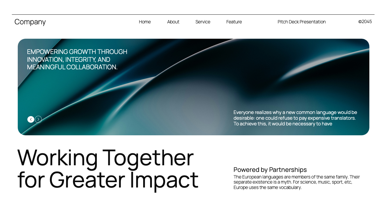 Black Blue Gradient Modern Pitch Deck Presentation, Presentation Templates