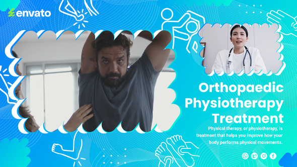 Physiotherapy Slide Show Titles template preview