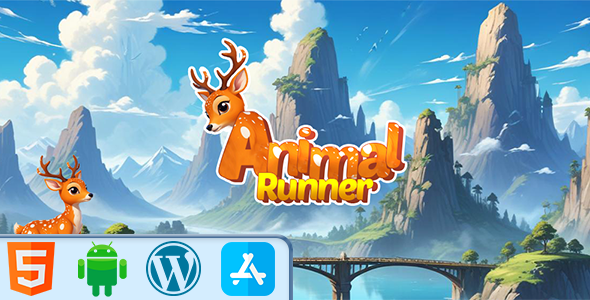 Animal Runner - HTML5 Construct3 Game