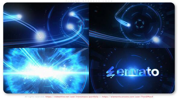Flying Streaks Logo Logo Stings template preview