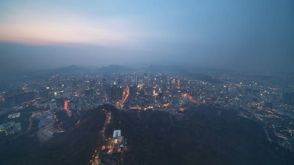 Seoul, Korea - Seoul from Day to Night