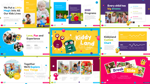 Kids Education Video Display After Effect Template Elements template preview