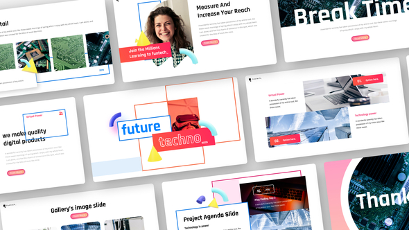 Technology Video Display After Effect Template Elements template preview