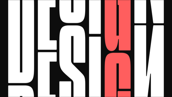 Rolling Text Titles template preview