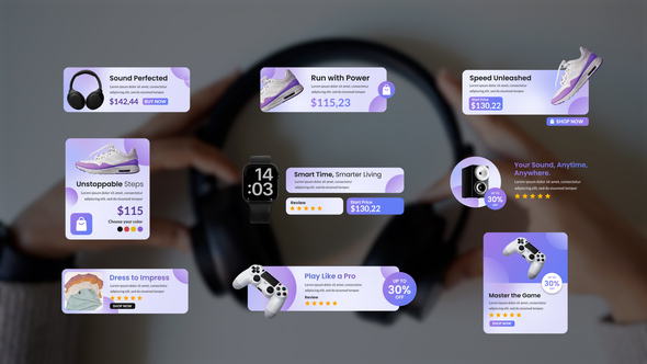 Product Widgets Product Promo template preview