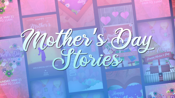 Mother's Day Stories Product Promo template preview