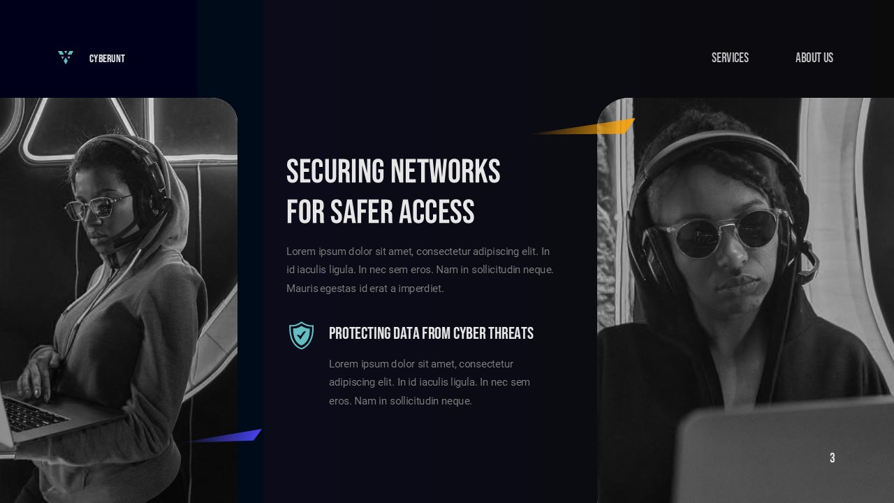 Cyber Security PowerPoint Template, Presentation Templates | GraphicRiver