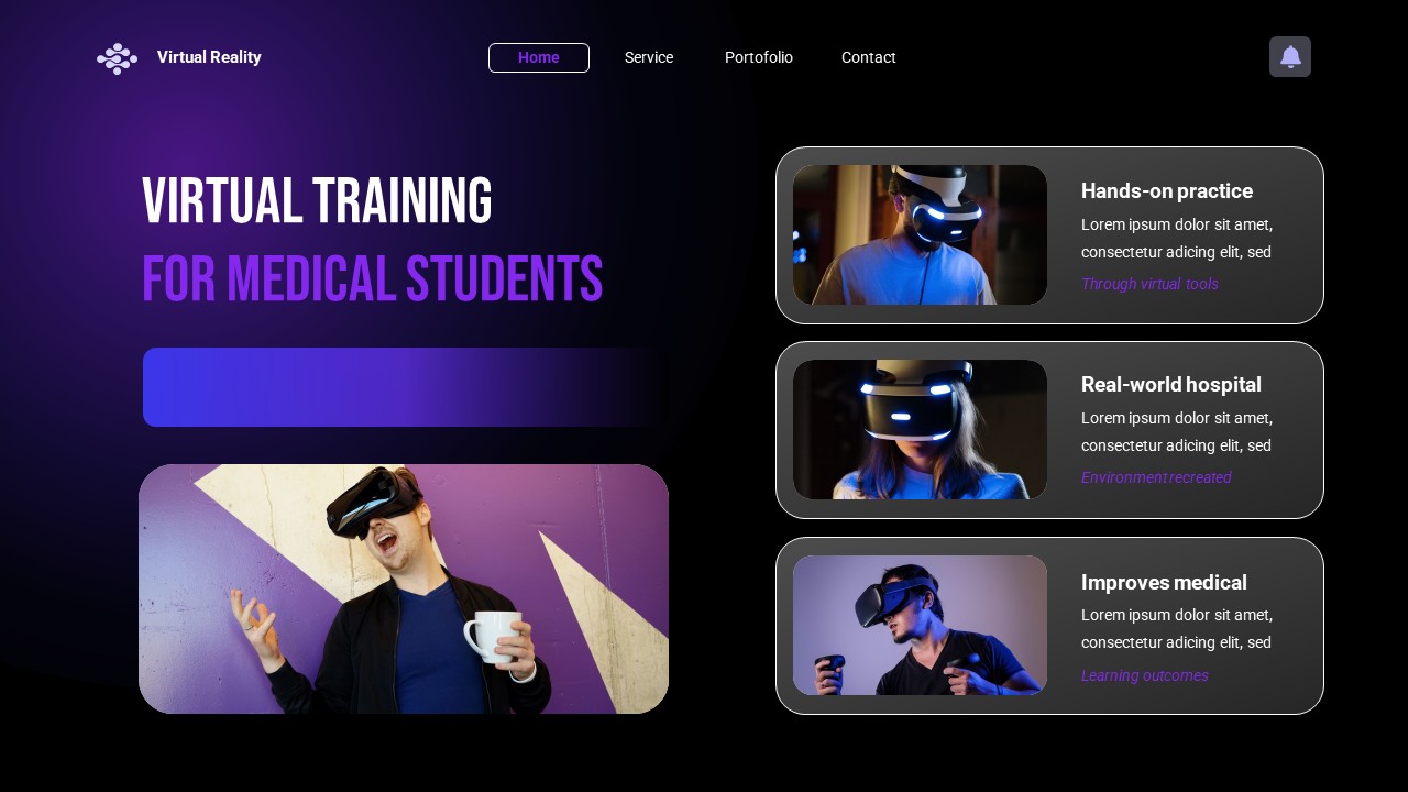 Virtual Reality PowerPoint Template, Presentation Templates | GraphicRiver