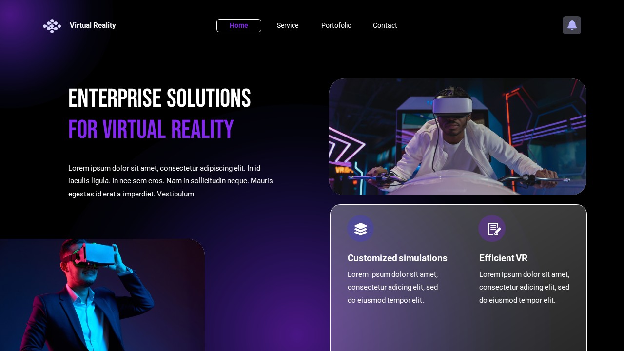 Virtual Reality PowerPoint Template, Presentation Templates | GraphicRiver