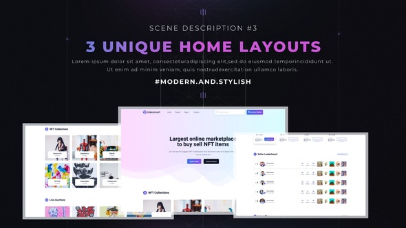 Minimal Website Presentation 2 Product Promo template preview