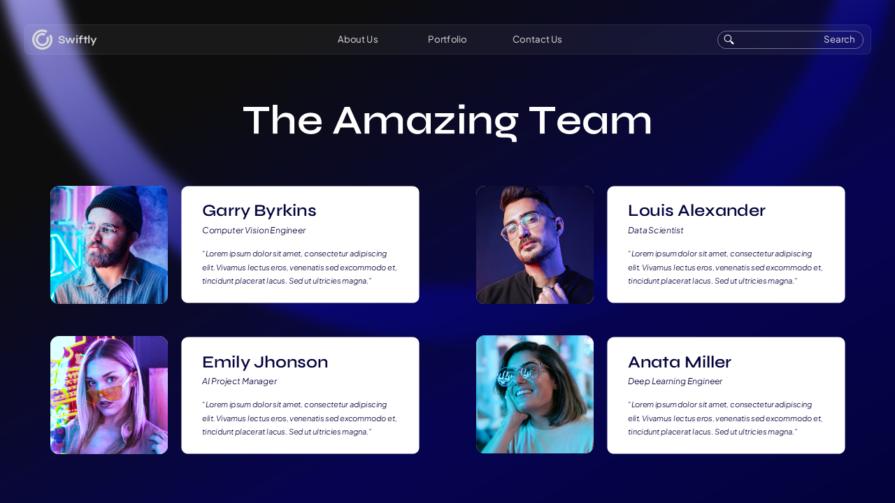 Swiftly - Creative Artificial Intelligence Presentation Template ...