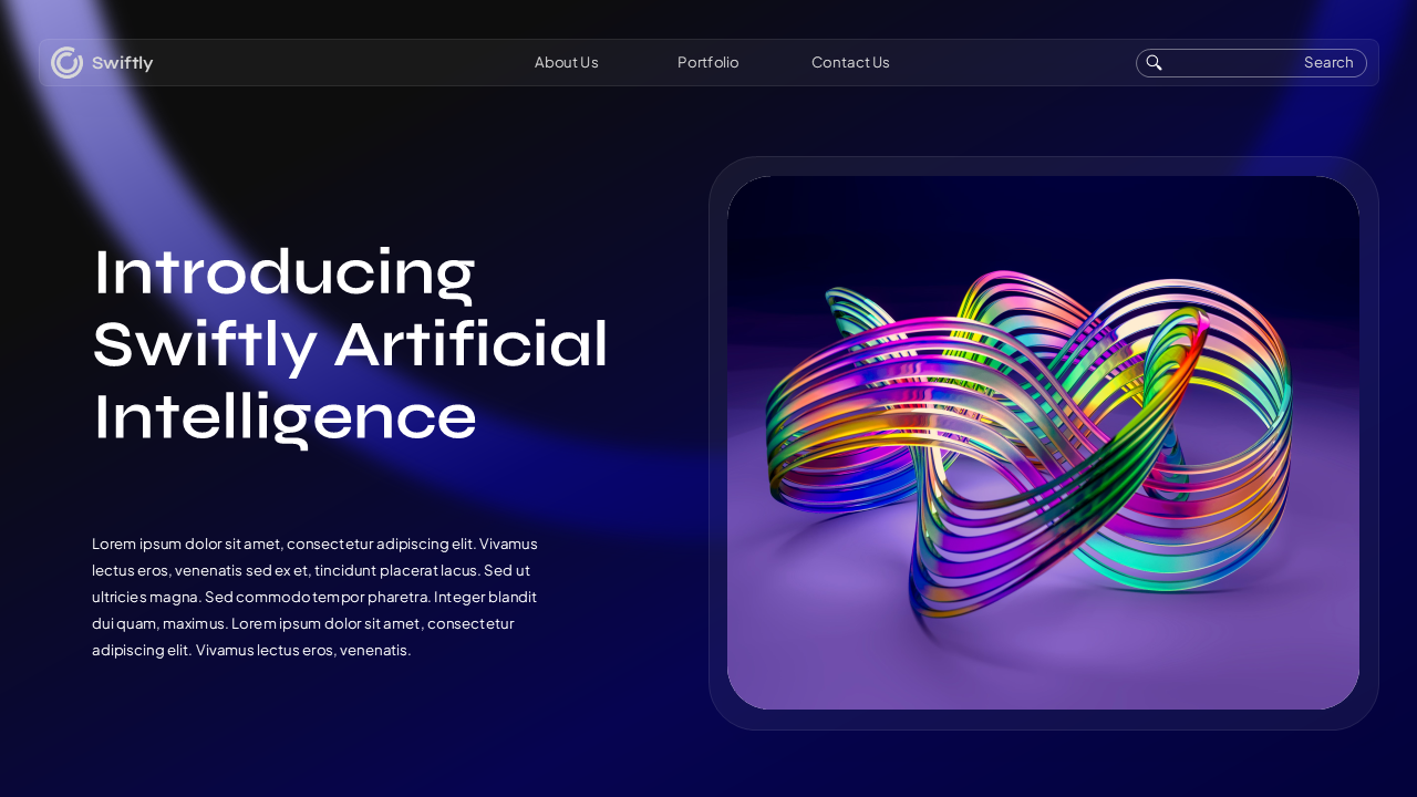 Swiftly - Creative Artificial Intelligence Presentation Template ...