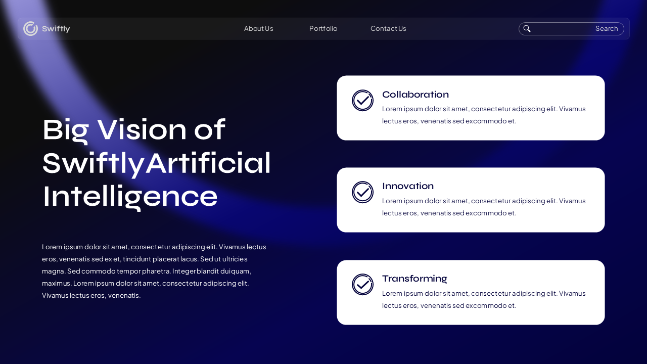 Swiftly - Creative Artificial Intelligence Presentation Template ...