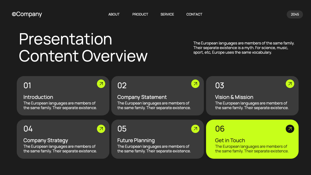 Black Green Modern Business Plan Presentation, Presentation Templates