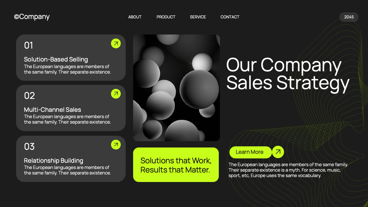 Black Green Modern Business Plan Presentation, Presentation Templates