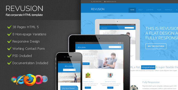 Revusion - Flat - ThemeForest 4948335