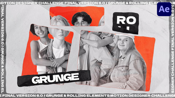 Grunge & Rolling Urban Opener broadcast-packages template preview