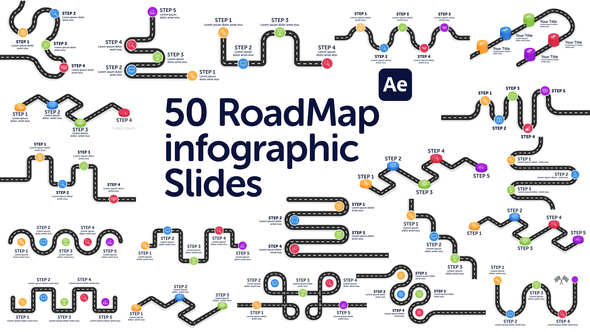 Roadmap Infographic Slides Infographics template preview