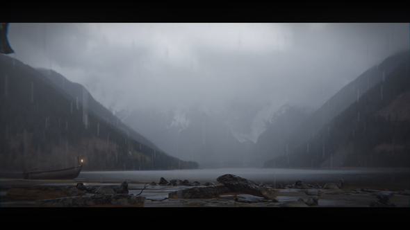 Rain Drop Logo Reveal Titles template preview