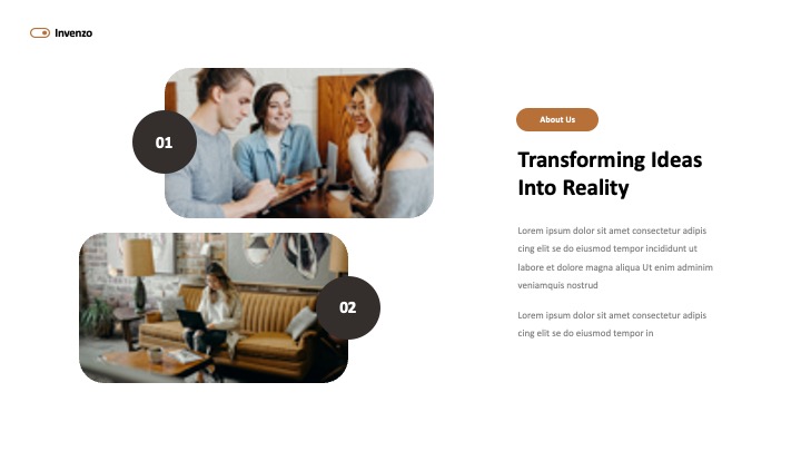 Powerpoint Visual Appling Example For Invent Invenzo - Innovation Presentation Power Point Template, Presentation ...