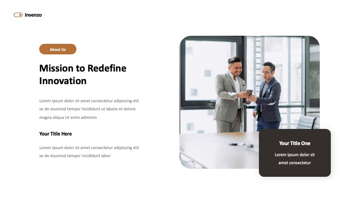 Powerpoint Visual Appling Example For Invent Invenzo - Innovation Presentation Power Point Template, Presentation ...