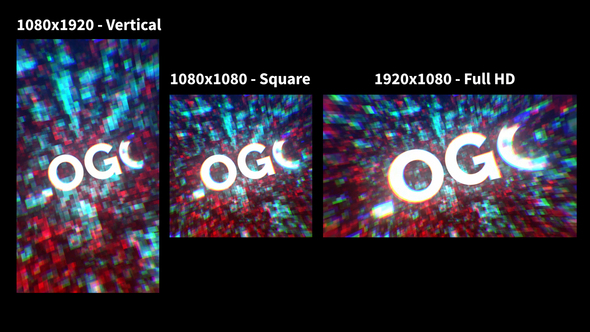 Pixel Logo Logo Stings template preview